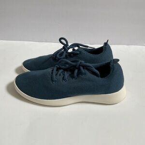 Allbirds Wool Runners Running Shoes Womens Blue Comfort Sneaker Sz 9 0719 NV1